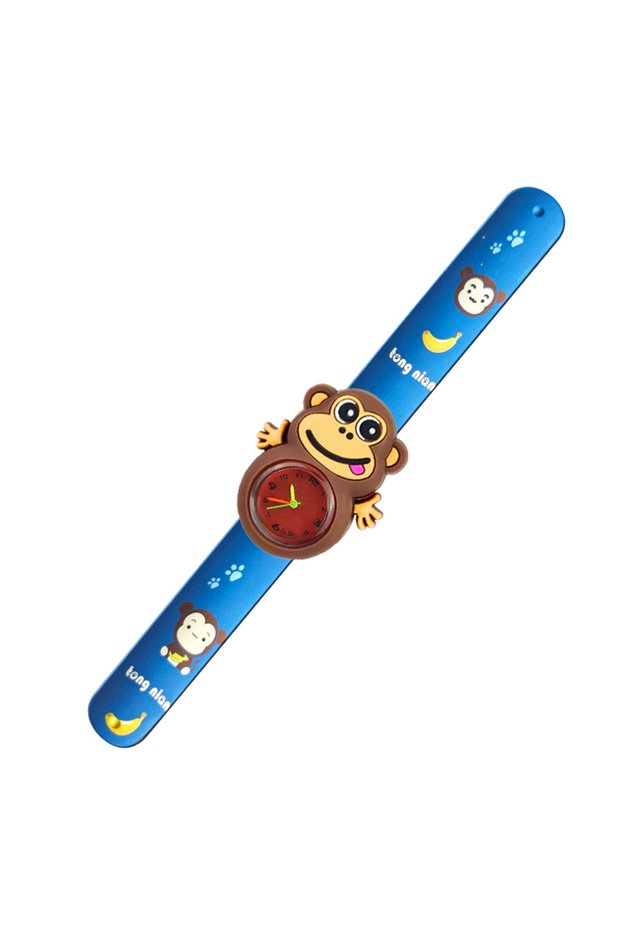 22 Printed Patterned Strap Children's Watch 1-12 Years Old Kids Birthday Gift Baby Study Time Toy Gi