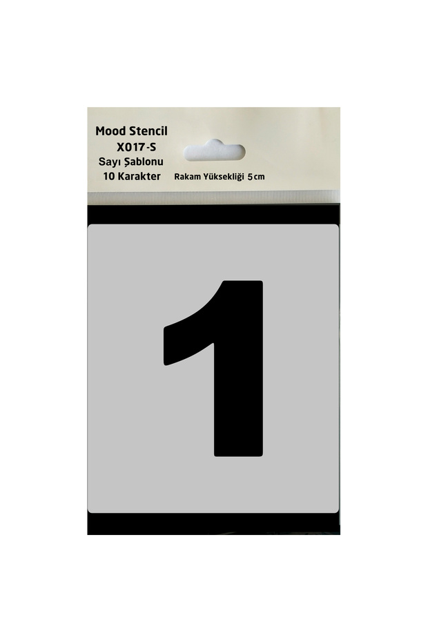 Stencil Number Painting Template X017-Number Height of Numbers 5 cm