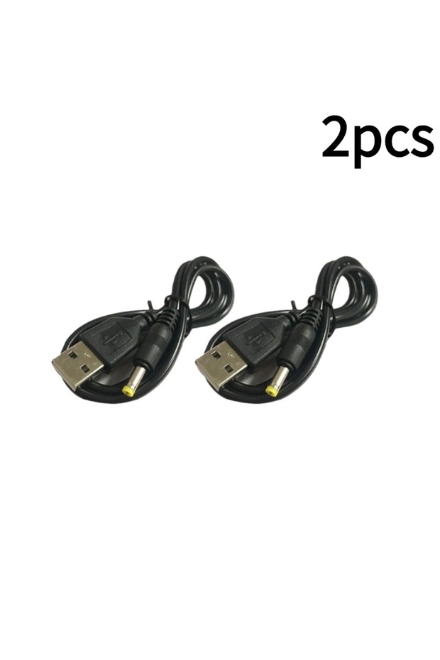 2pcs 1pcs 80cm 5V USB To DC Power Charging Cable Charge Cord 4.0x1.7mm Plug 5V 1A Power Charging Cab
