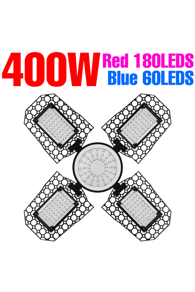 400W-240leds Plant LED Grow Light Full Spectrum Phytolamp Indoor Flower Seeds Hydroponics Cultivatio