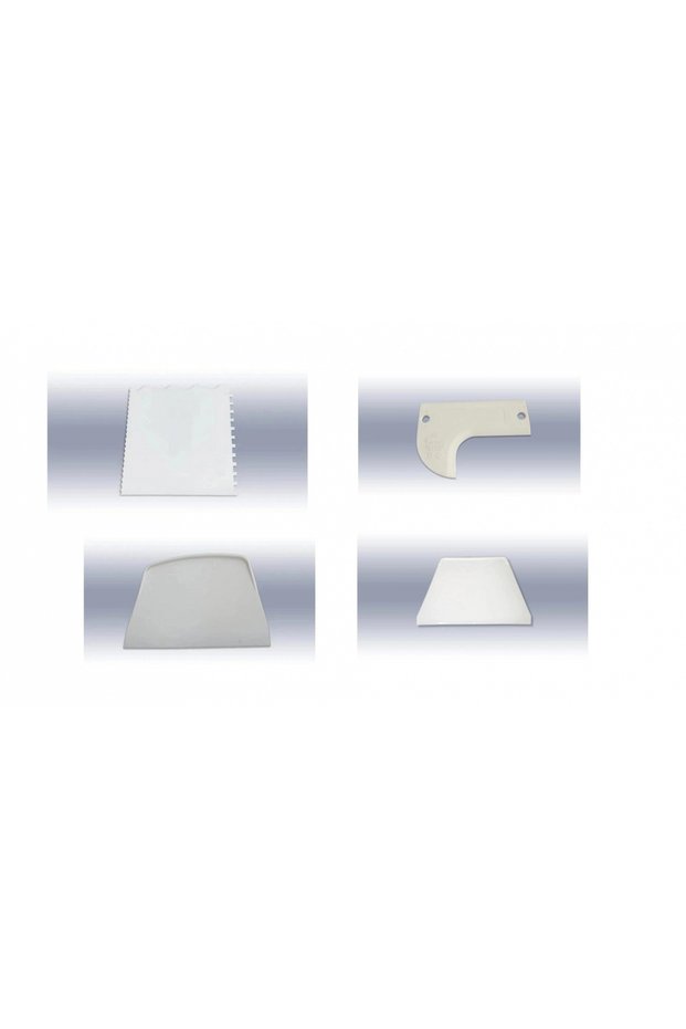 Pastry Scraper and Plastering Set 4-Piece