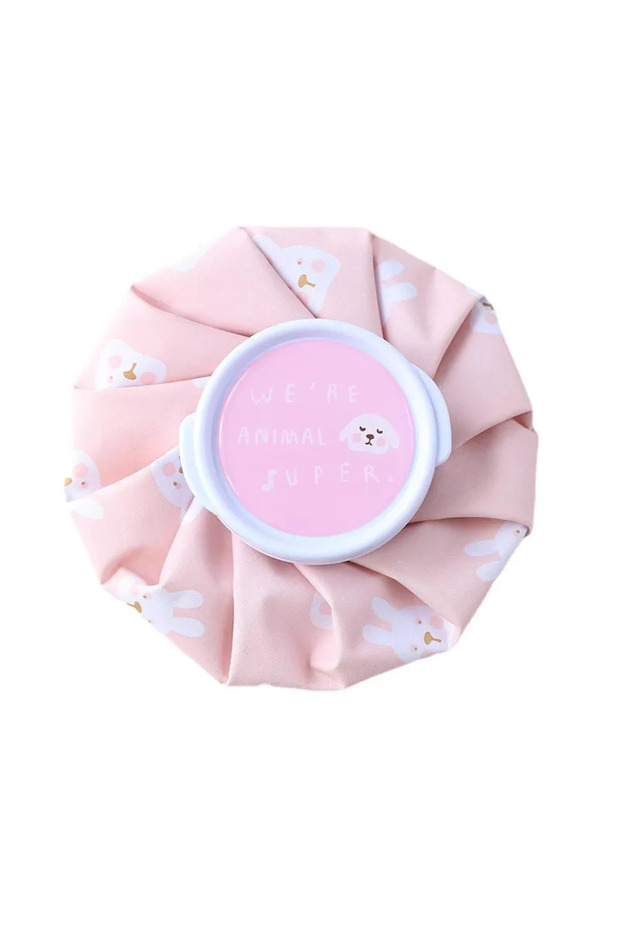 B Household Foldable Cartoon Thickened Leakproof Ice Hot Water Bag Cold Warm Compress Physiotherapy