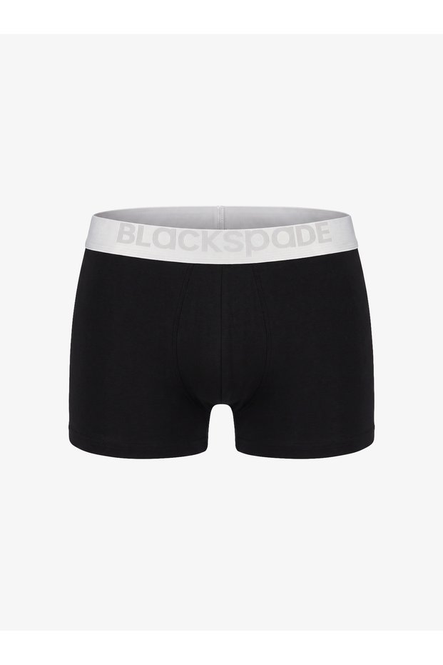 Men's Modal Elastane Boxers Silver 9302 - Black