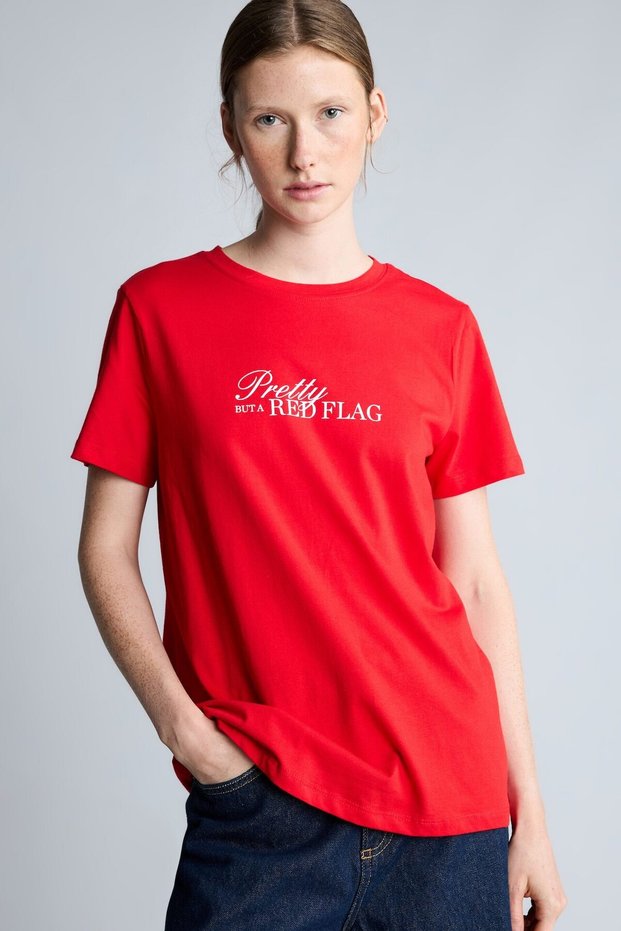 100% Cotton Regular Fit Crew Neck Printed Combed Cotton Short Sleeve T-Shirt H9679Ax26Sm