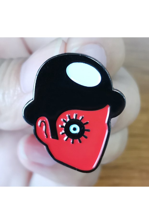 A Cartoon A Clockwork Orange Ultra Brooch Pins Enamel Metal Badges Lapel Pin Brooches Jackets Jeans