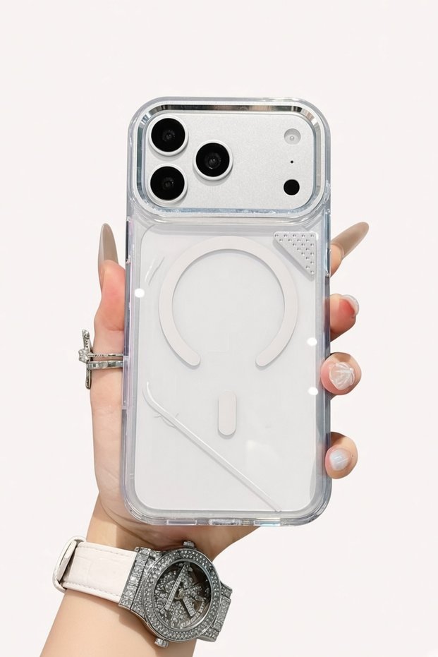 حافظة شفافة متوافقة مع هاتف iPhone 18 Pro Max من Line MagSafe - حماية للكاميرا، مقاومة للاصفرار