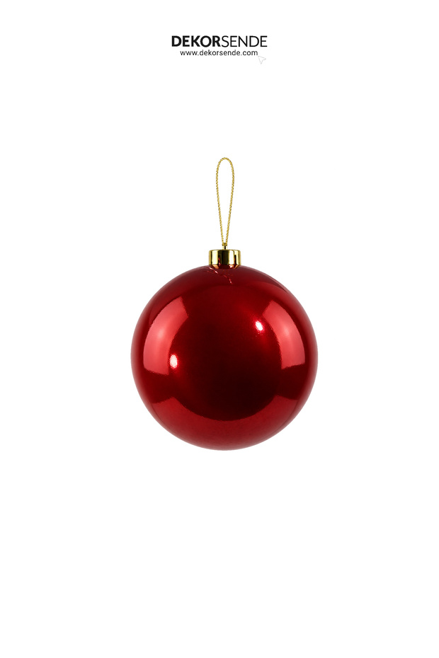 Christmas Tree Ball Shiny Pomegranate Flower 15 cm