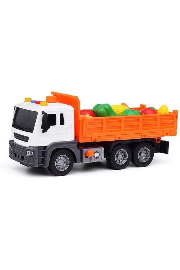 City Trucks with Sound and Light Fruit Carrier Toy Truck