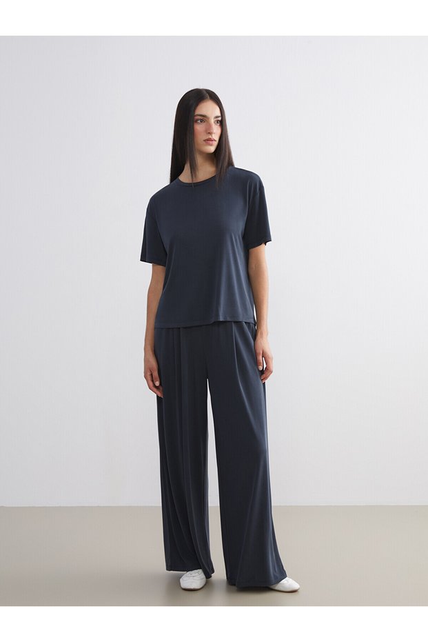 Nevavm Farkıyla Soulife Black Thessaloniki Plain Loose & Baggy Women's Sweatpants