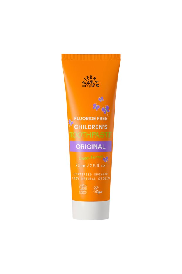 Children's Original Toothpaste 75ml | 100% Organic Fluoride-Free Vegan Toothpaste with Aloe Vera, Myrrh & Magnolia Bark | Gentle Gum Care, Natural Daily Oral Hygiene for Kids