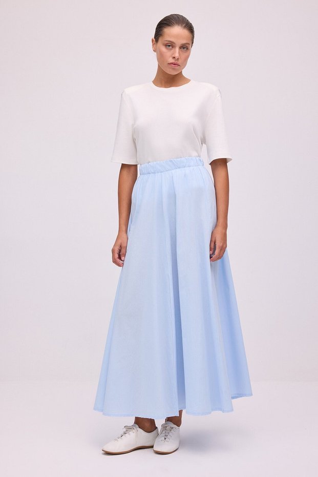 Crush Textured Maxi Skirt