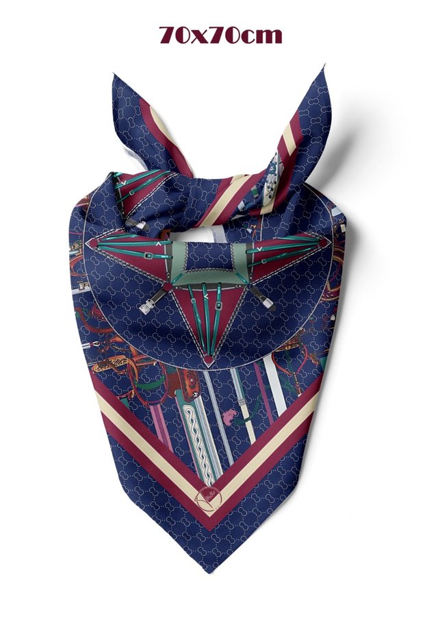 70X70 Asil Miras Foulard