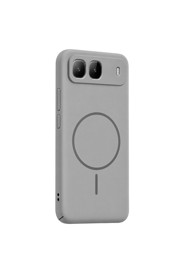 Infinix hot 60i 5g mika pc magsafe cover - grey