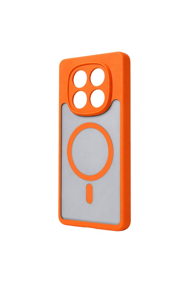 غطاء Xiaomi Redmi Note 14 Pro Plus Loji Magsafe - برتقالي