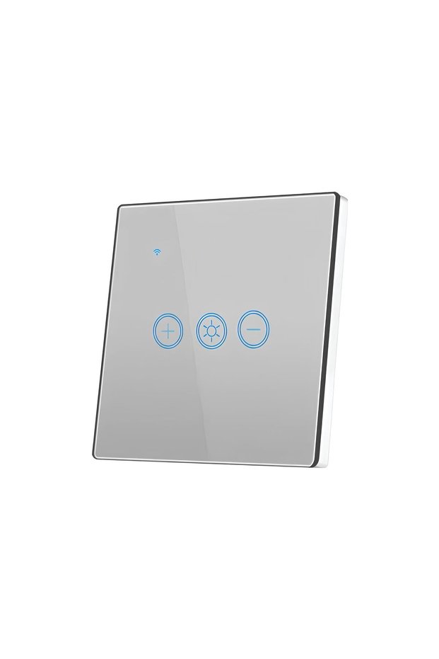 Smart Dimmer Switch, Smart WiFi Light Switch with Glass Panel, Gang 1, Neutral Wire Required, Compat