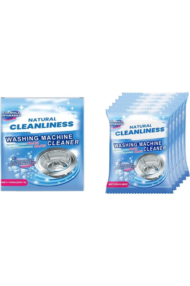 Washing Machine Cleaner Tablets, New Upgraded Formula with Extra Volume, Eco-Friendly Deodorizer, De