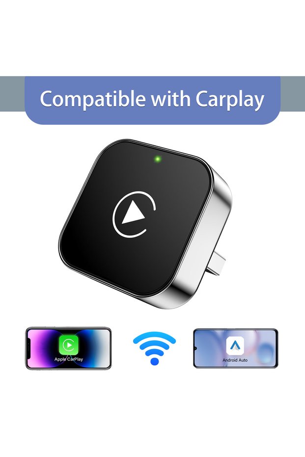 دونجل كاربلاي لاسلكي، محول أندرويد أوتو، دونجل USB صغير، سهل التركيب والتشغيل، محول لاسلكي