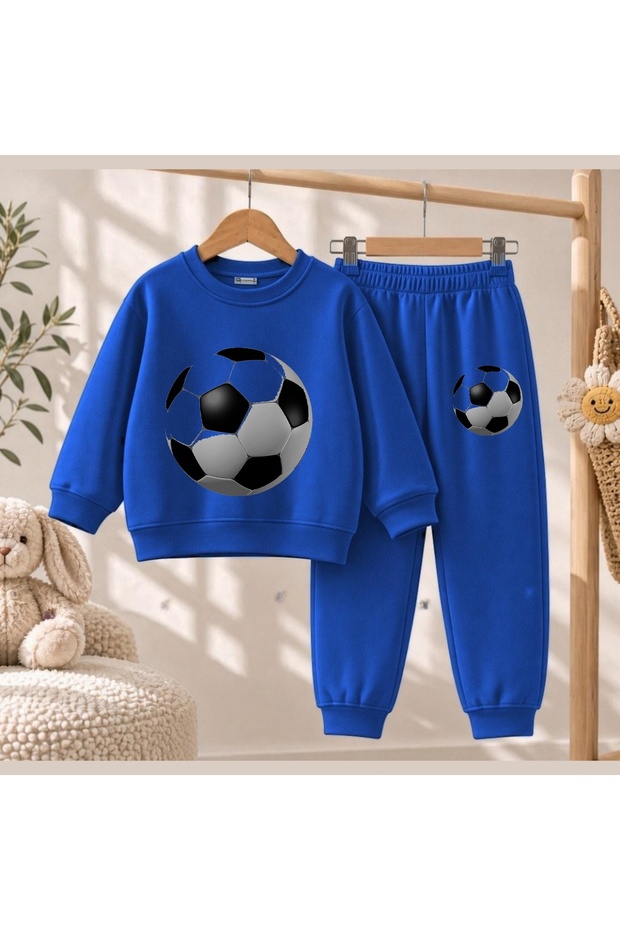 Team Sweatshirt Topprinted Girls' Boys' Crew Neck
