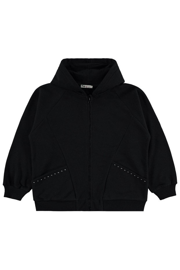 Stoned Cardigan for 10-13 Years Old - Black