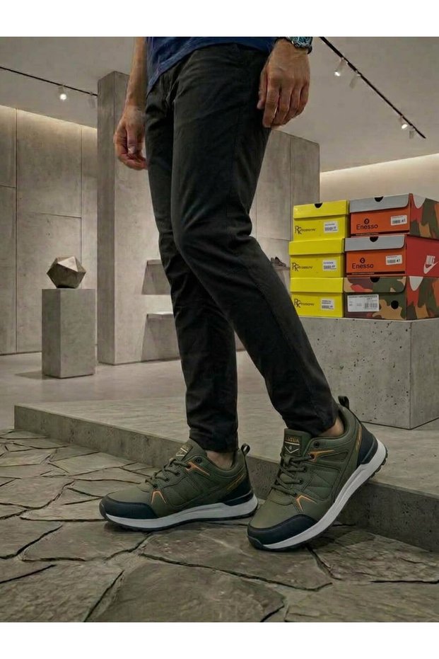 Lace-Up Non-Slip Sole Seasonal Sports Shoes