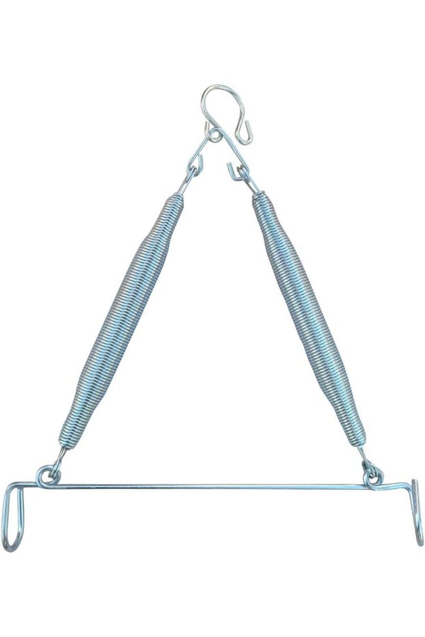 مجموعة ABC Cradle Spring وHanger Combo (فضي)