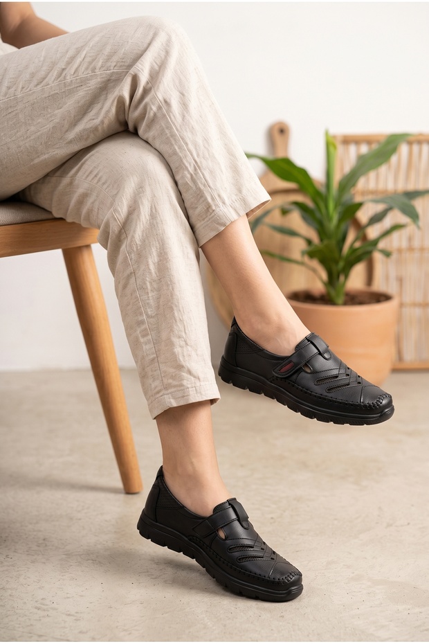 Women's Velcro Orthopedic Sole Comfortable Daily Walking Shoes