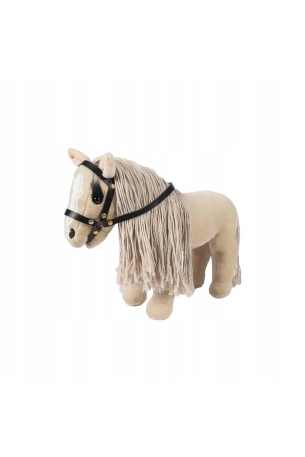 CuddleHorse cal de pluș în ham, bej