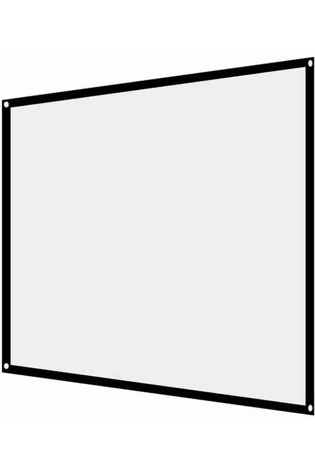 Projector Screen 60 Inch 4:3 Foldable Portable Rear Front