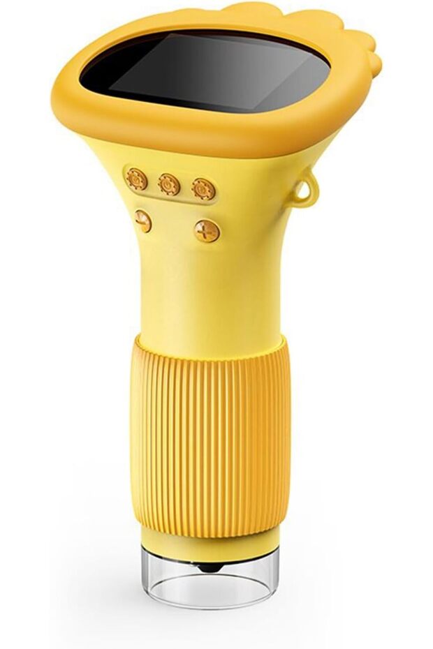 مجهر رقمي محمول بدقة 2 ميجابكسل وتكبير من 100 إلى 1000 مرة مع تصوير عالي الدقة في الوقت الفعلي وشاشة 2 بوصة