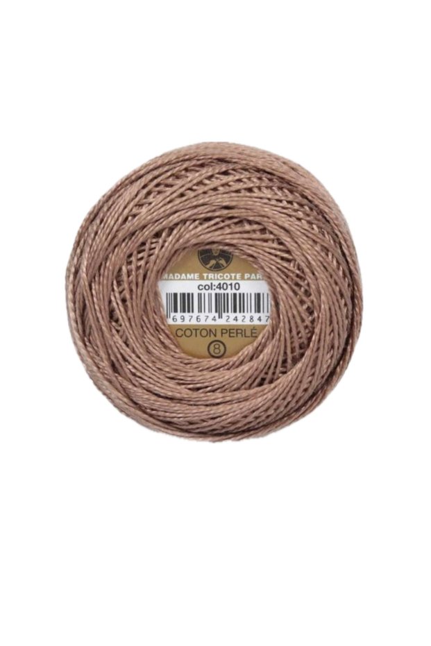 1 piece örenbayan coton perle 8 100% mercerized hand embroidery knitting yarn - color: 4010