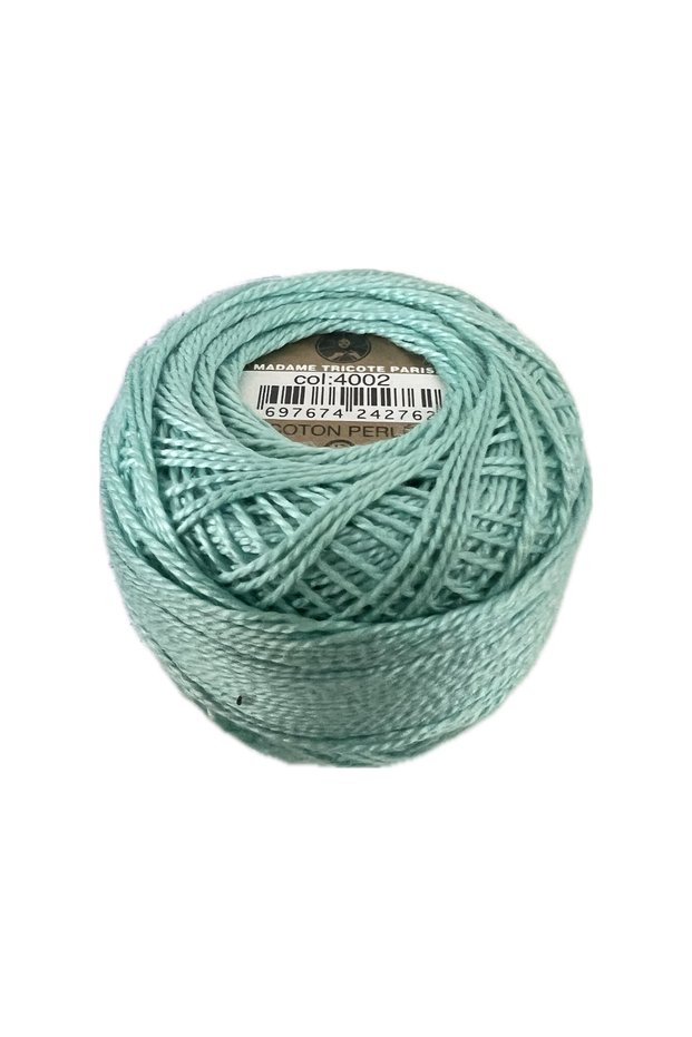 1 Piece Örenbayan Coton Perle 8 100% Mercerized Hand Embroidery Knitting Yarn - Color: 4002