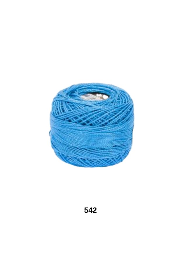 1 piece ören coton perle 8 100% mercerized hand embroidery knitting yarn - color: 542