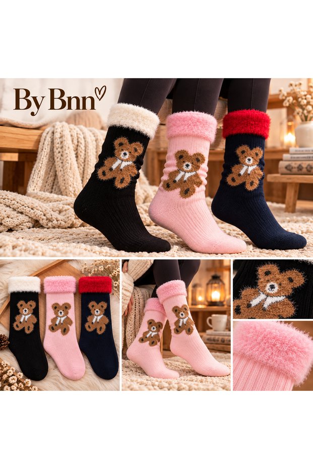Women's Winter 4-Pack College Socks