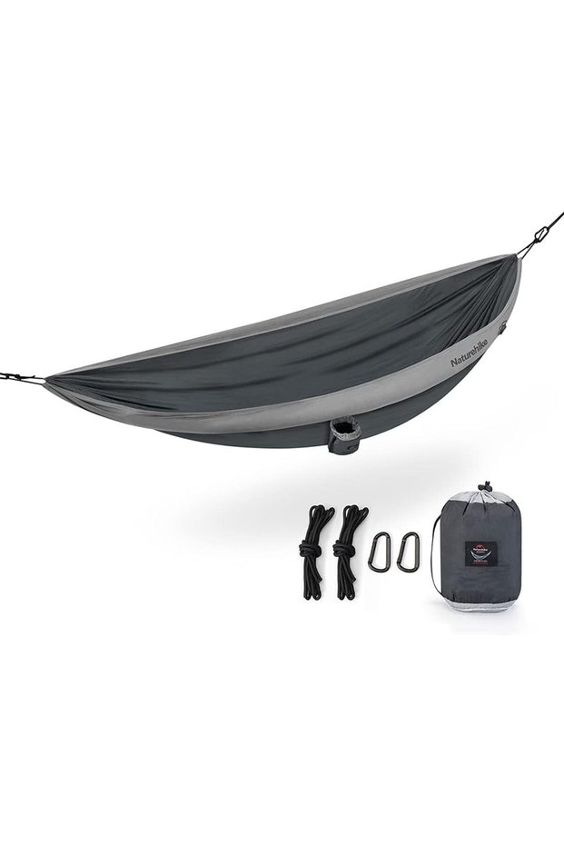 - INFLATABLE HAMMOCK 240x173CM BLACK/GREY