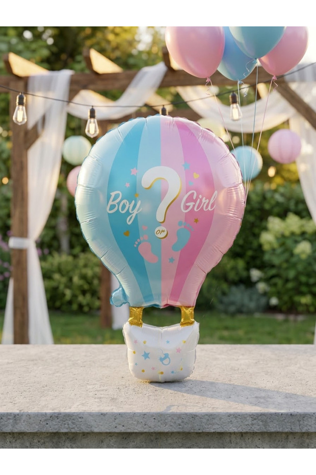 Gender Baby Shower Airship Foil Balloon