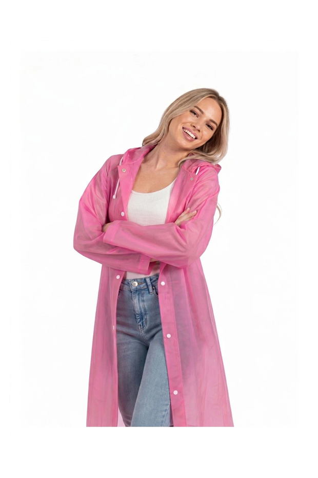 Advantageous Raincoat Set - Men's Raincoat - Waterproof Long Length Raincoat with Snap Fasteners