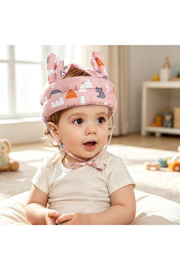 Baby Head Protector Helmet, Shock-Absorbing Cap, Adjustable