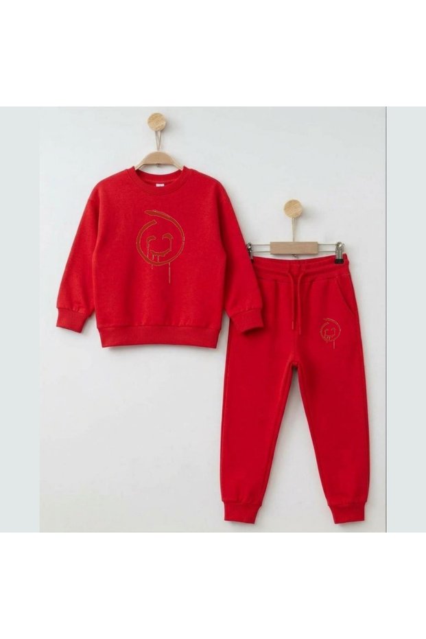 Team Sweatshirt Karma Recyclingprinted Girls' Boys' Crew Neck