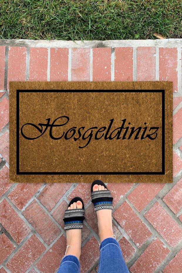 Welcome Frame Indoor and Outdoor Decorative Multi-Purpose Door Mat
