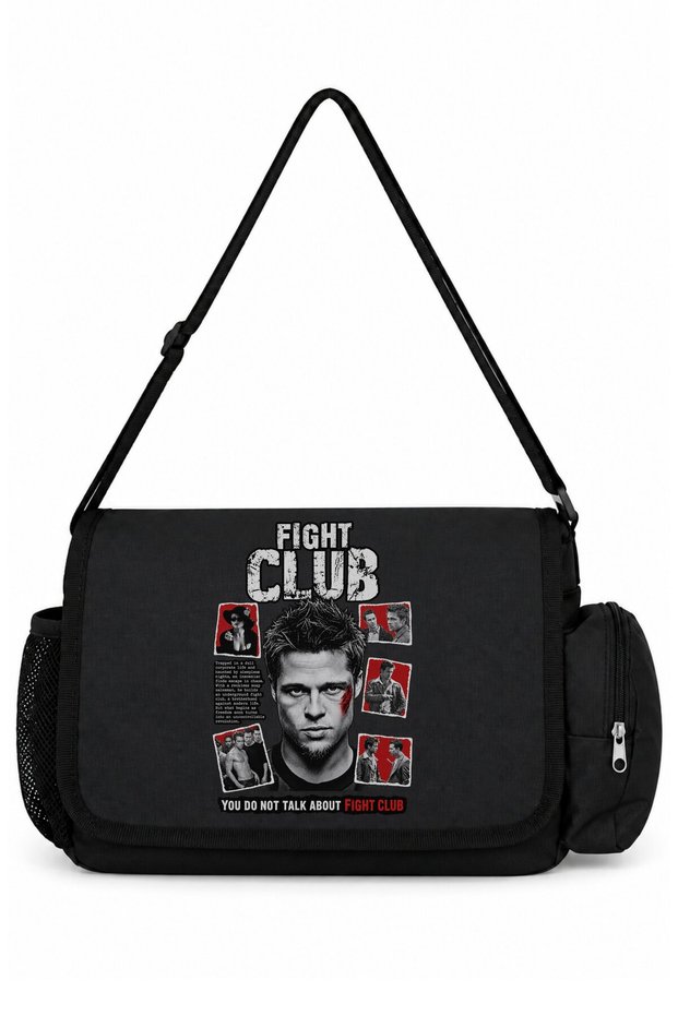 Fight Club Tyler Durden Film Printed School, Sports, Office Multi-Purpose Messenger Bag
