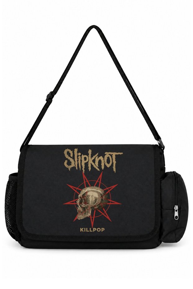 Slipknot Rock Metal Music Band Printed School, Sports, Office Multi-Purpose Messenger Bag