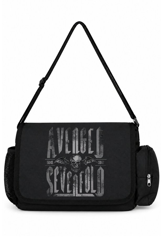 Avenged Sevenfold Rock Metal Music Band Printed School, Sports, Office Multi-Purpose Messenger Bag