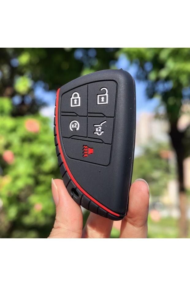 A Car Key Cover Case for Chevrolet Tahoe Suburban for GMC Yukon for Buick ENVISION S Plus Avenir 202