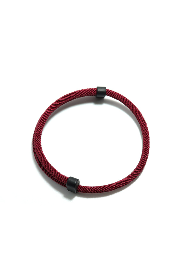 wine Trendy Thread Bracelet Mens Women Adjustable Red Braslet For Lovers Distance Couple Brazalete M