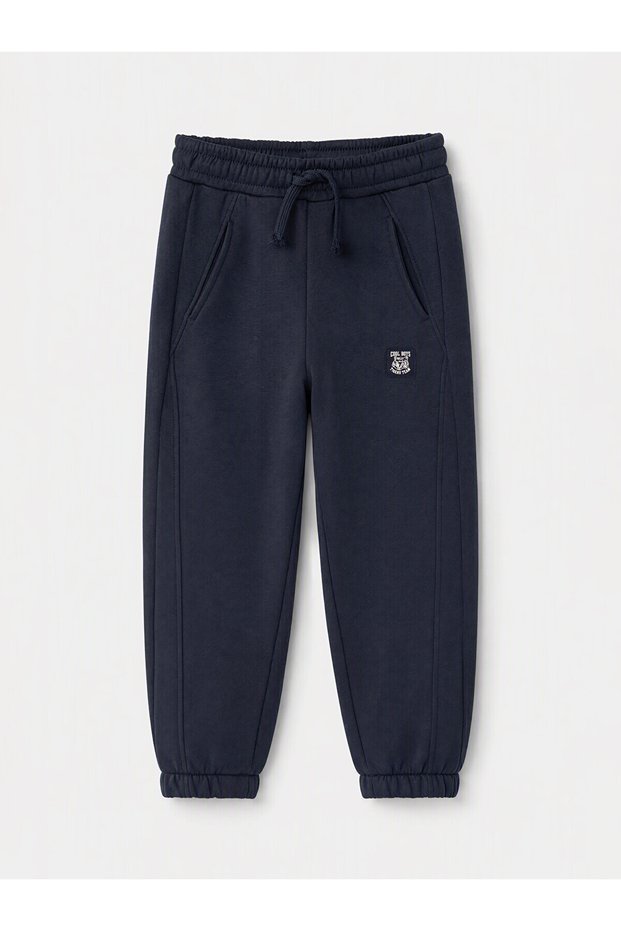Ozmarka New Season Navy Blue Boys' Thick Jogger Sweatpants