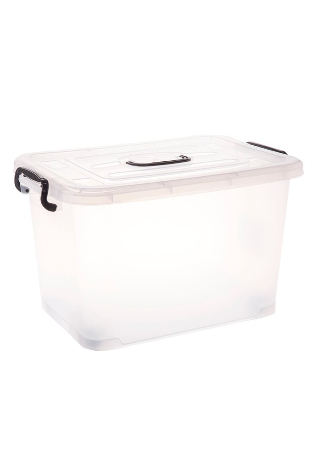 Plastic Storage W/ Wheels & Handle (65 L)