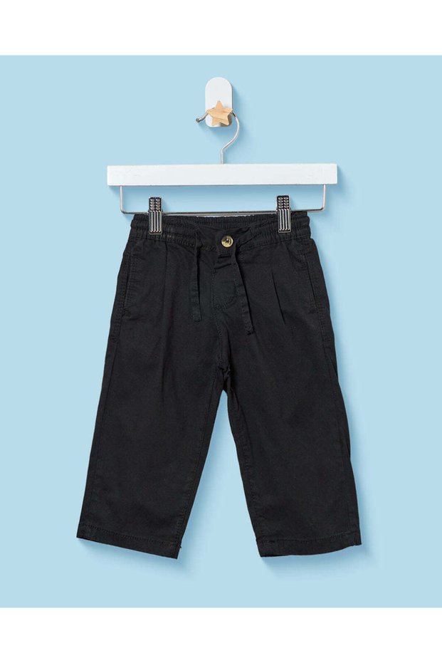 Infant Boys Black Baggy Trousers