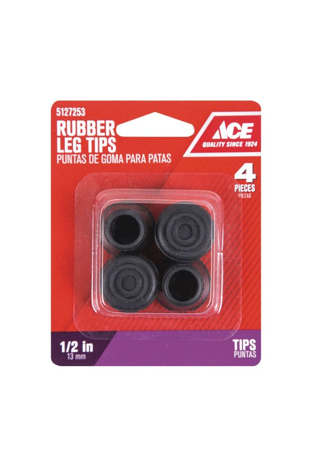 Rubber Leg Tips Pack (1.27 cm, 4 Pc.)