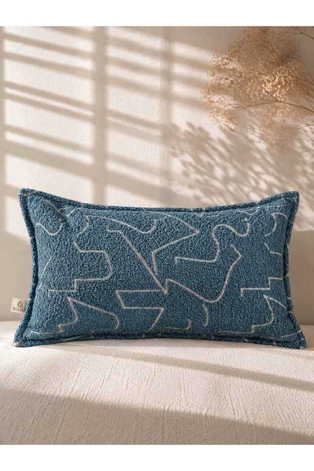 Arcos Blue Throw Pillow Cover (30X50)