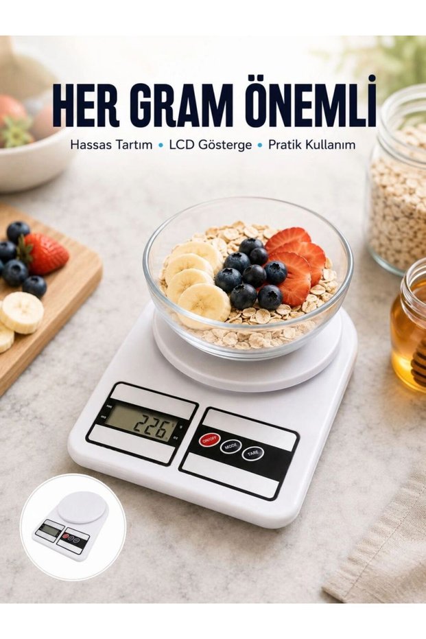 High Precision Digital Kitchen Scale with Lcd Screen, New Generation